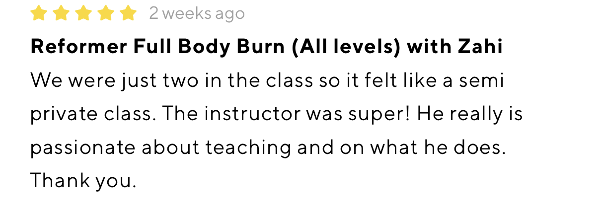 Verified client review