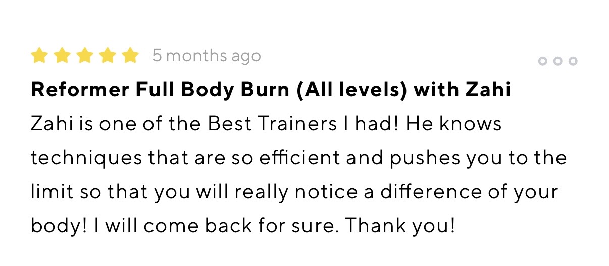 Verified client review
